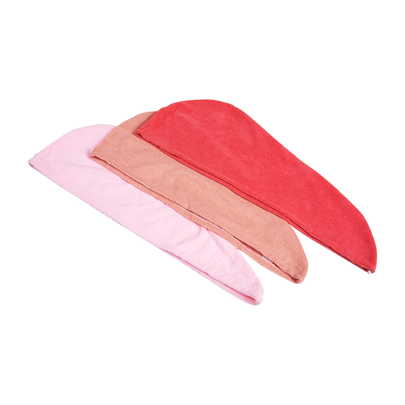 Grande serviette de séchage de cheveux en microfibre avec boutons pour tous les styles de cheveux, anti-frisottis